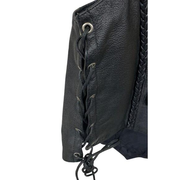 Vintage Harley HOG Life Member Leather Vest Size M – First Classic - Picture 8 of 8